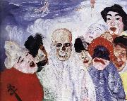 James Ensor Death and the Masks oil painting